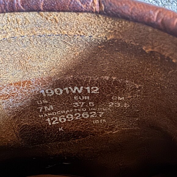 MINT+++ Chippewa engineer boots size 37.5 BEAUTIFUL PATINA! - Picture 7 of 7